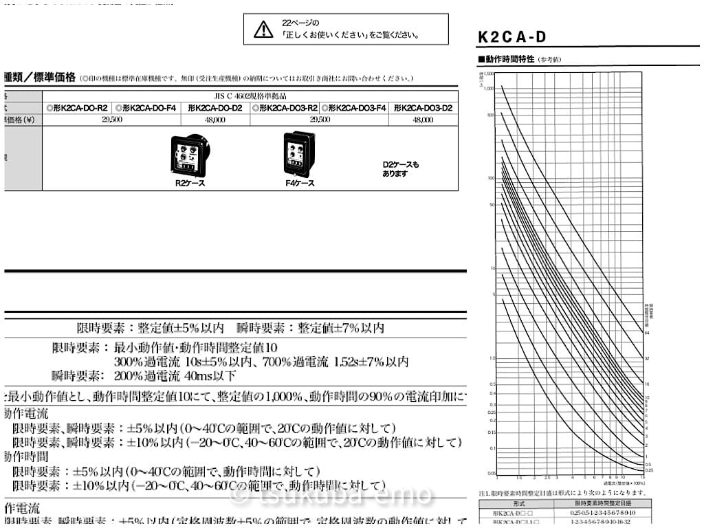超反限時特性 Ei, Sw3 On 定限時特性 , OCR 限時特性 計算フォーム – UAIQMW