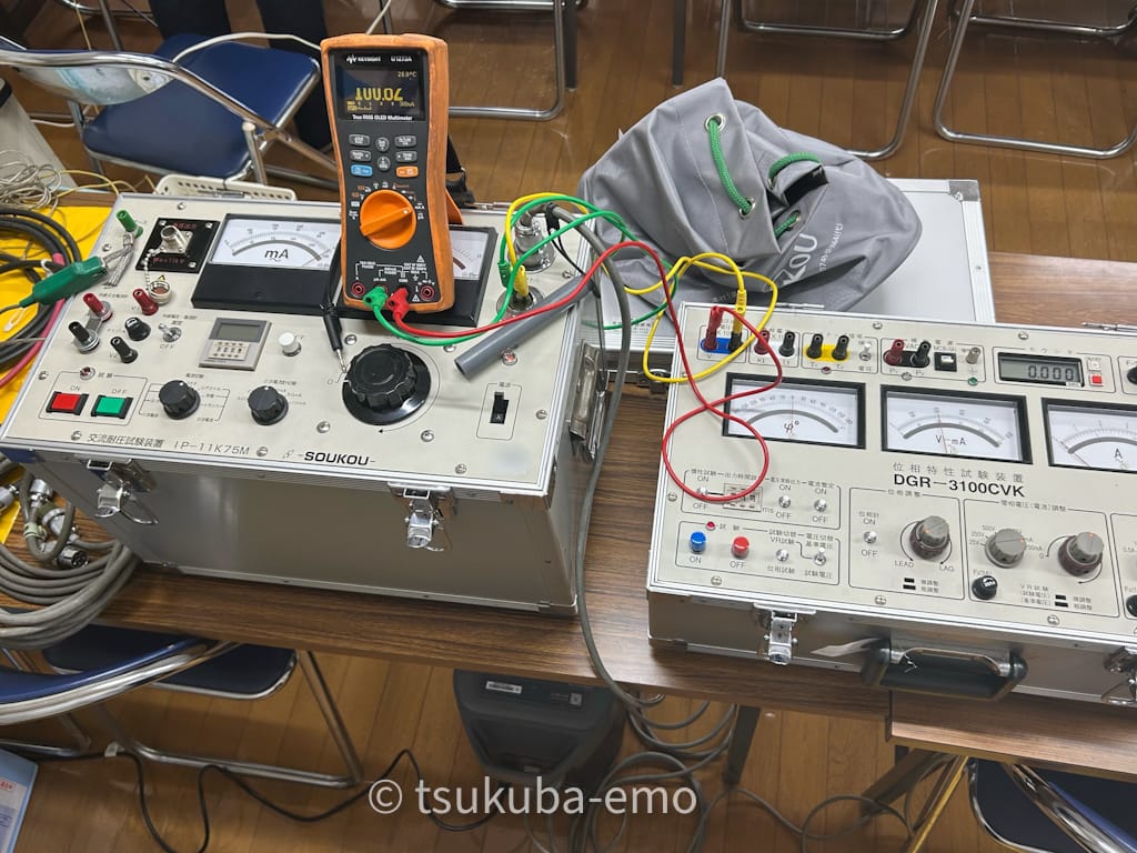 一体型耐圧試験器の電流計校正方法を考える | とある電気管理の位相